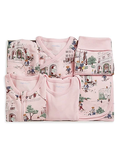 Baby Girl's Printed Gift Box Set