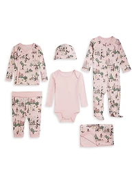 Baby Girl's Printed Gift Box Set