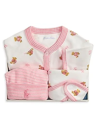 Baby Girl's 3-Piece Gift Box Set