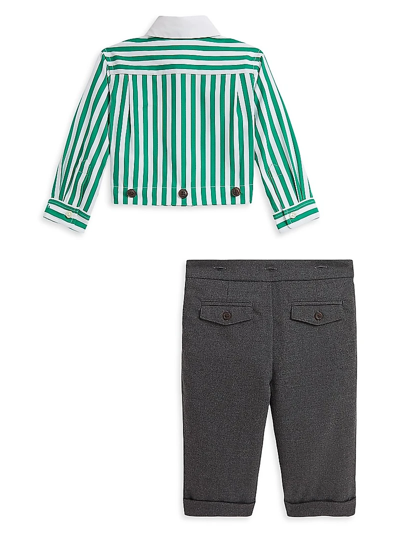 Baby Boy's 2-Piece Shirt & Pants Set