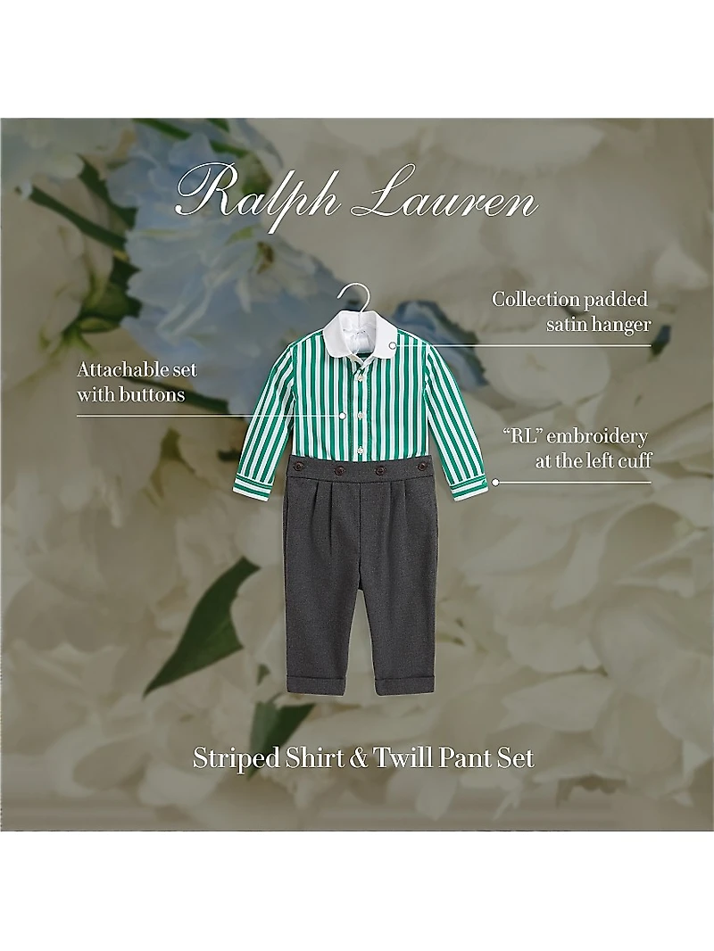 Baby Boy's 2-Piece Shirt & Pants Set