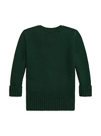 Baby Boy's Polo Bear Crewneck Sweater