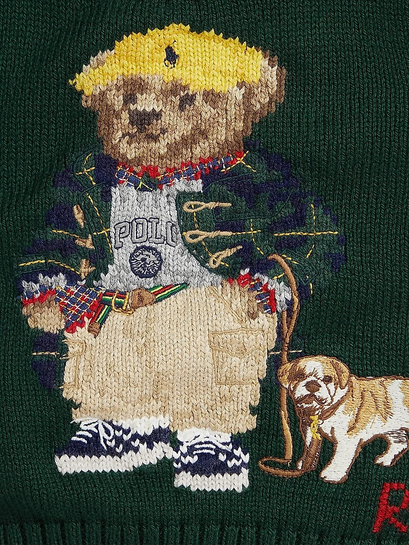Baby Boy's Polo Bear Crewneck Sweater