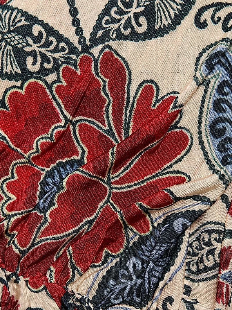 Francesca Floral Jersey Blouse