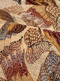 Dotted Macaws Graphic Maxi Dress