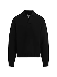 Wool Polo Sweater