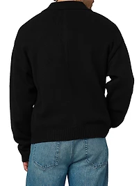 Wool Polo Sweater