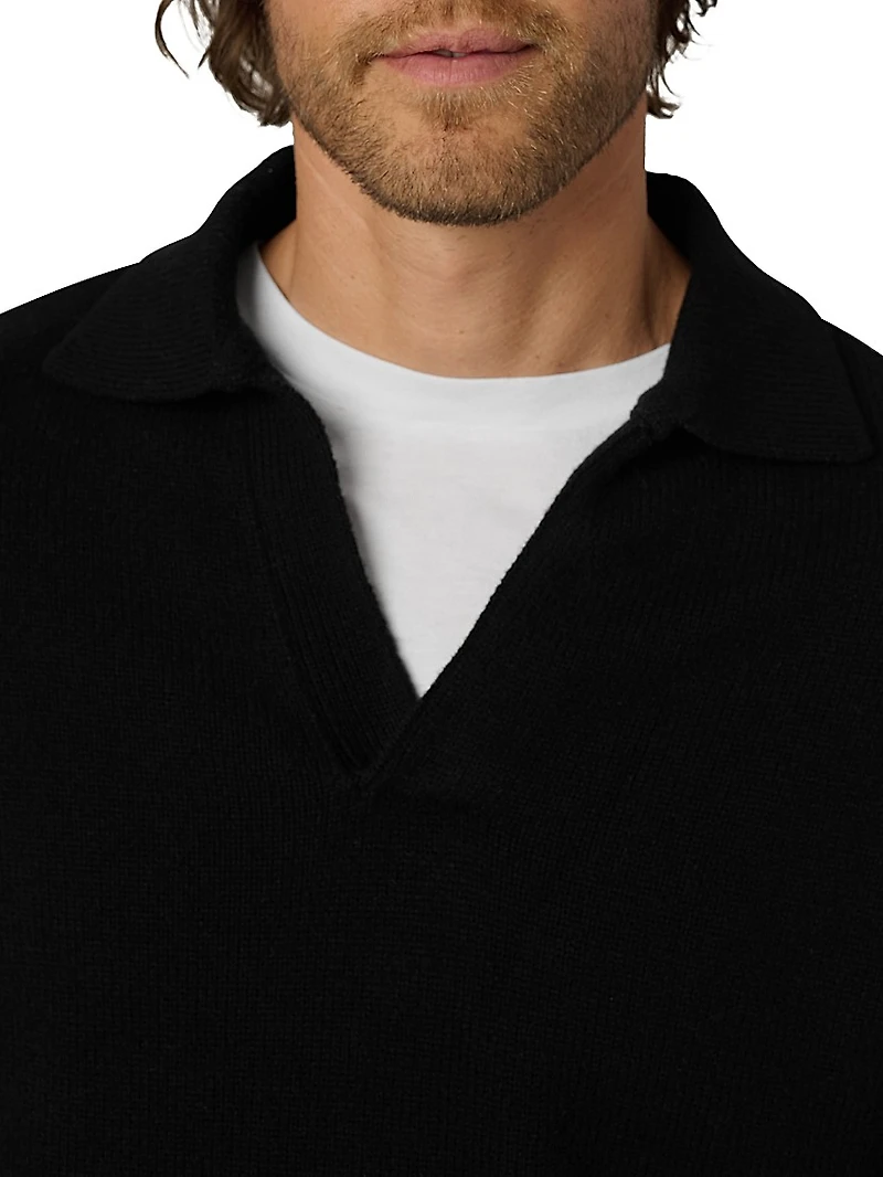 Wool Polo Sweater
