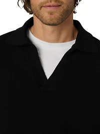 Wool Polo Sweater