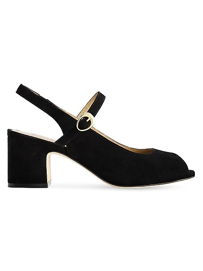 Bailen Mary Jane Peep Toe Heels