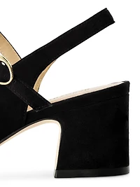 Bailen Mary Jane Peep Toe Heels