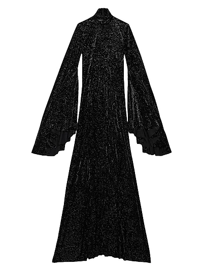 A-Line Turtleneck Dress