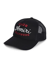 Club Amiri Logo-Embroidered Trucker Hat
