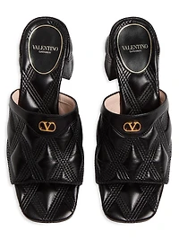 Quiltie 67 Quilted Nappa Leather 60MM Slide Sandals