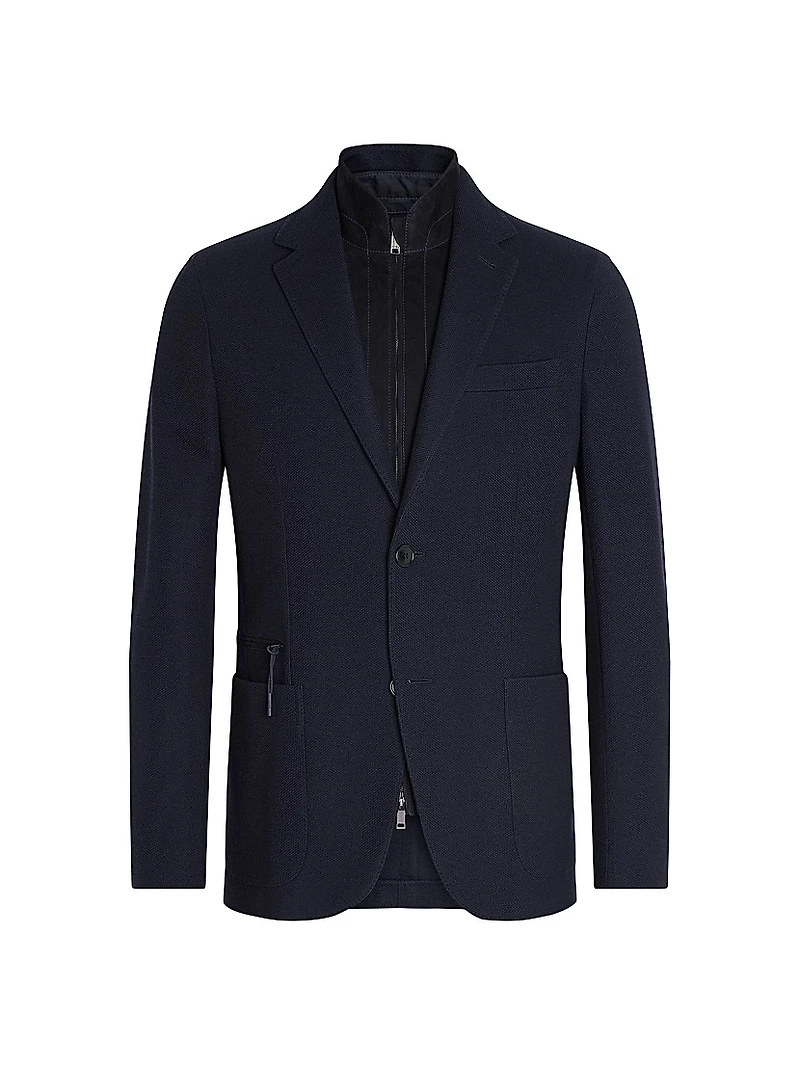 High Performance Jersey Blazer Jacket