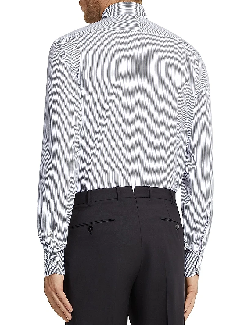 Striped Centoventimila Cotton Shirt