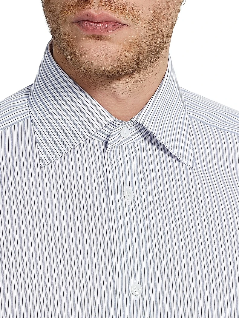 Striped Centoventimila Cotton Shirt