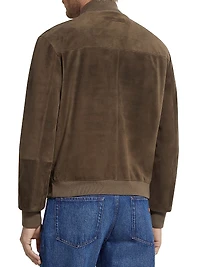 Leather Blouson Jacket