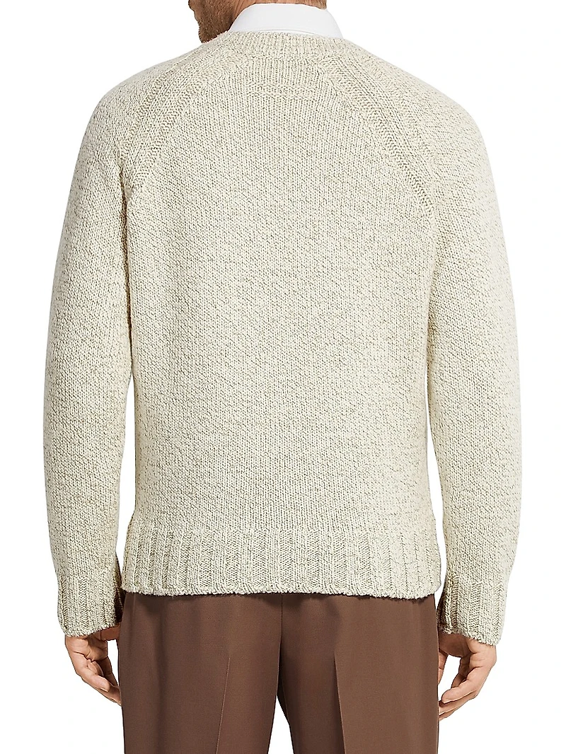 Cashmere and Wool V-Neck Sweater