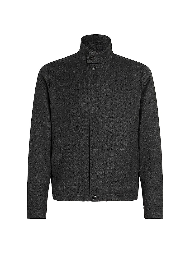 Wool Blouson Jacket