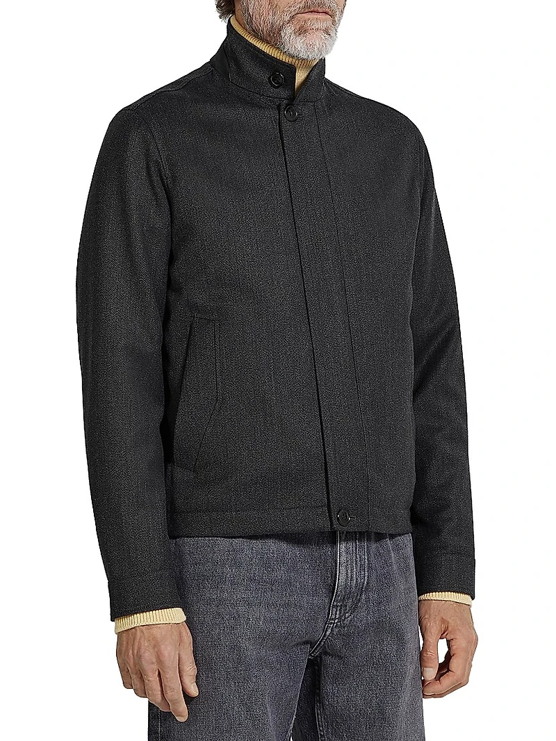 Wool Blouson Jacket