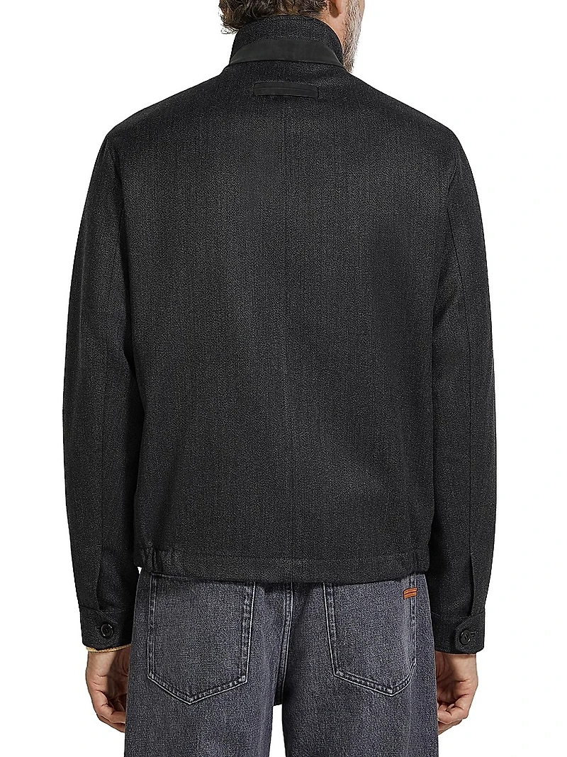 Wool Blouson Jacket