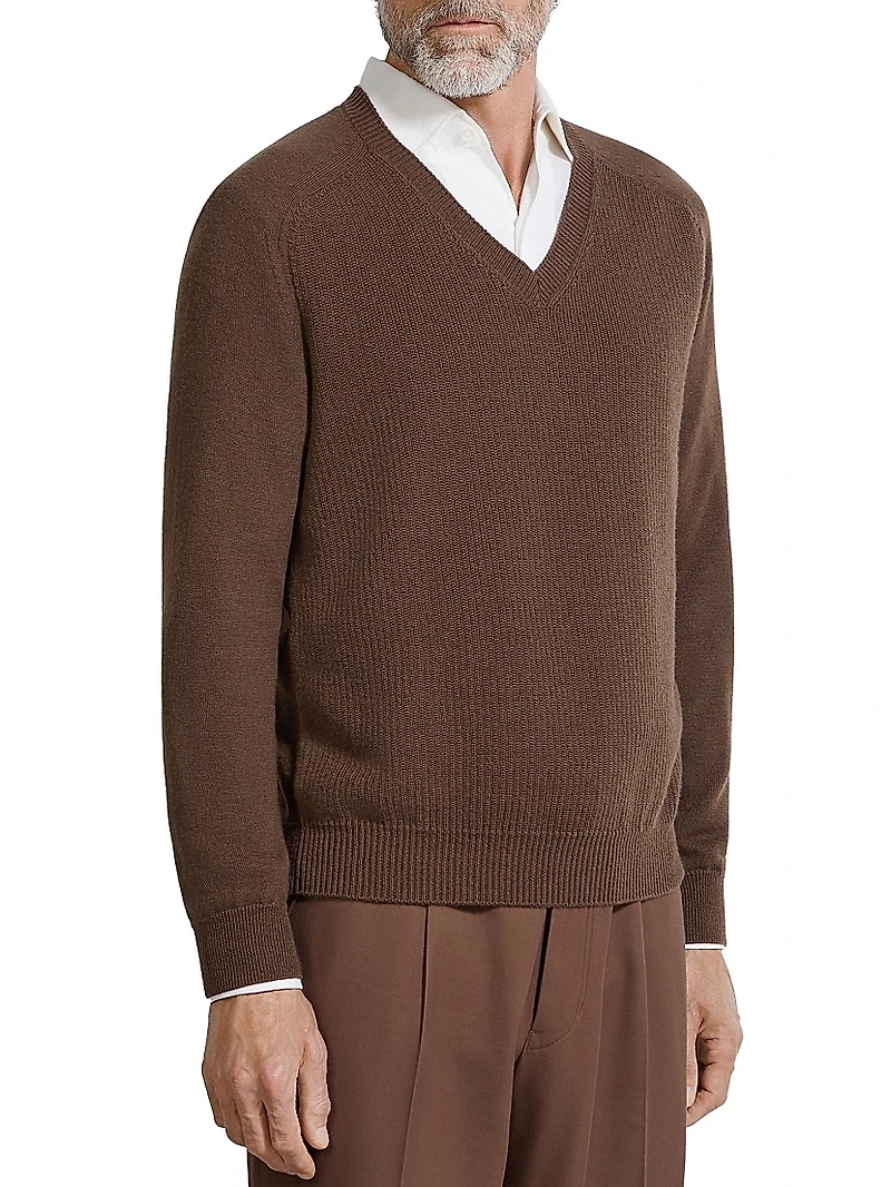 Oasi Cashmere V-Neck Sweater