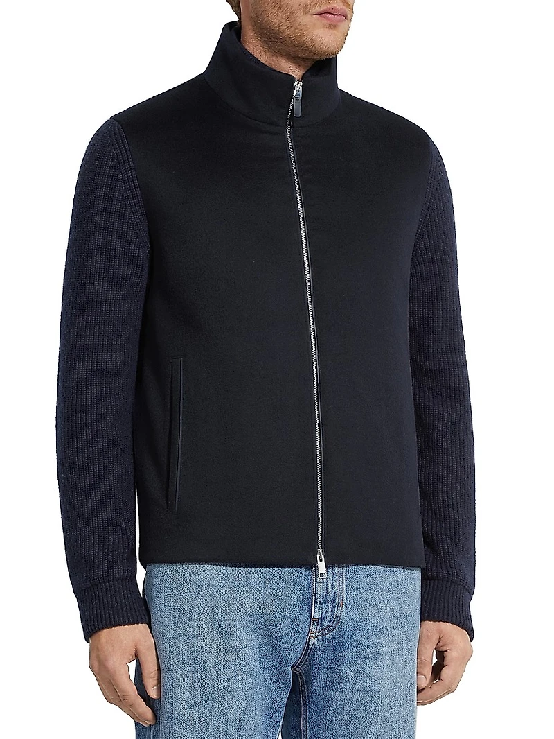Oasi Cashmere Full Zip Cardigan