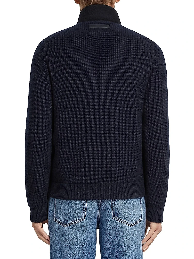 Oasi Cashmere Full Zip Cardigan