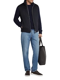 Oasi Cashmere Full Zip Cardigan