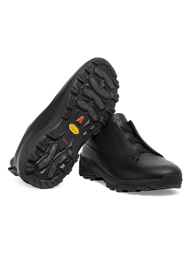 Leather Triple Stitch Monte Sneakers