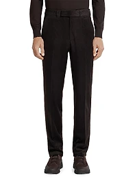 Cashmere Wool and Silk Blend Pants