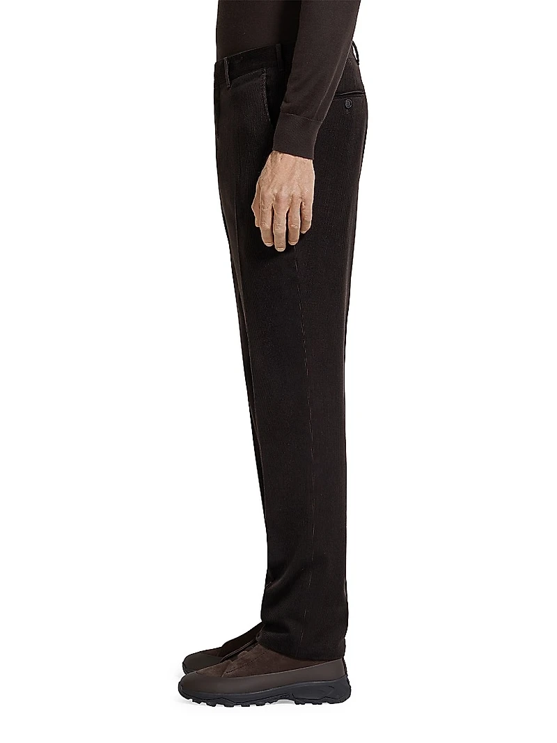 Cashmere Wool and Silk Blend Pants