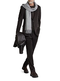 Cashmere Wool and Silk Blend Pants