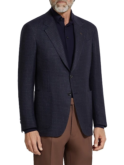 Silk Cashmere and Linen Jacket