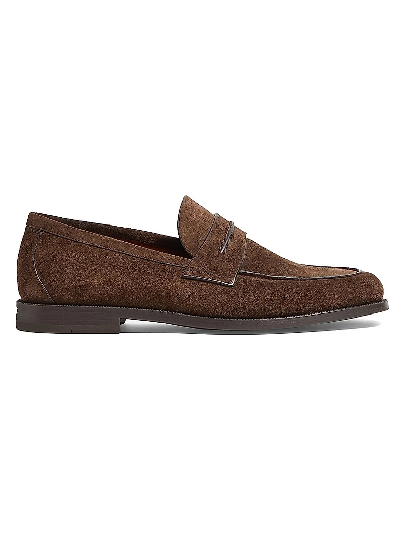Suede Mocassin Corso Loafers