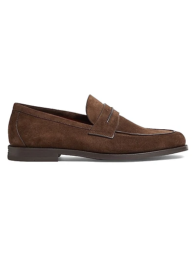 Suede Mocassin Corso Loafers