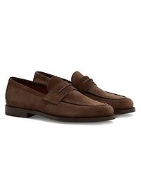 Suede Mocassin Corso Loafers