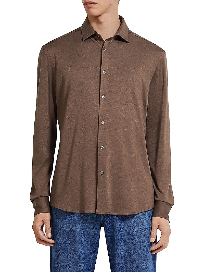 Cashmere and Silk Shirt