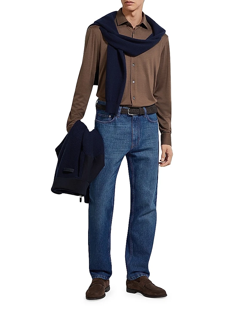 Cashmere and Silk Shirt