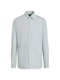 Silk Cotton and Cashmere Shirt
