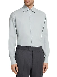 Silk Cotton and Cashmere Shirt