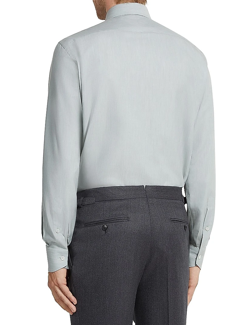 Silk Cotton and Cashmere Shirt