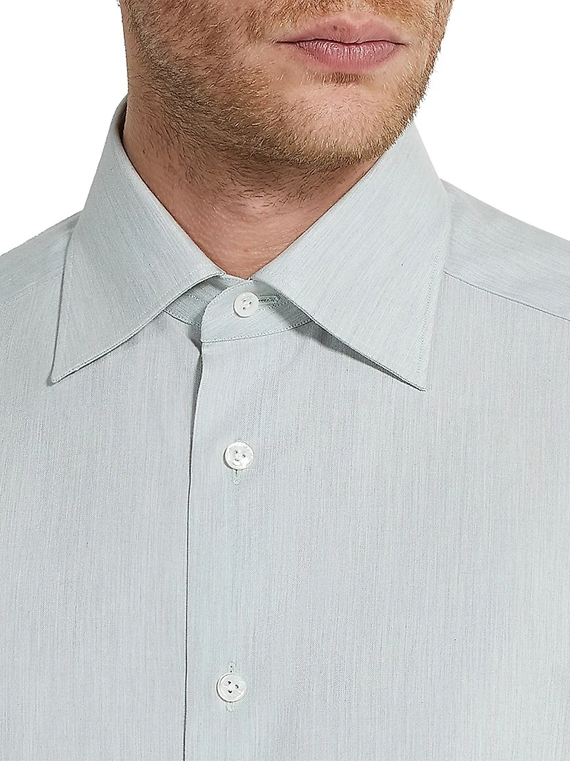 Silk Cotton and Cashmere Shirt