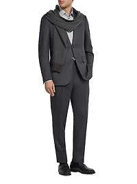 Silk Cotton and Cashmere Shirt