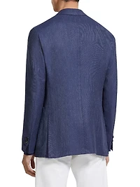 Silk Cashmere and Linen Jacket