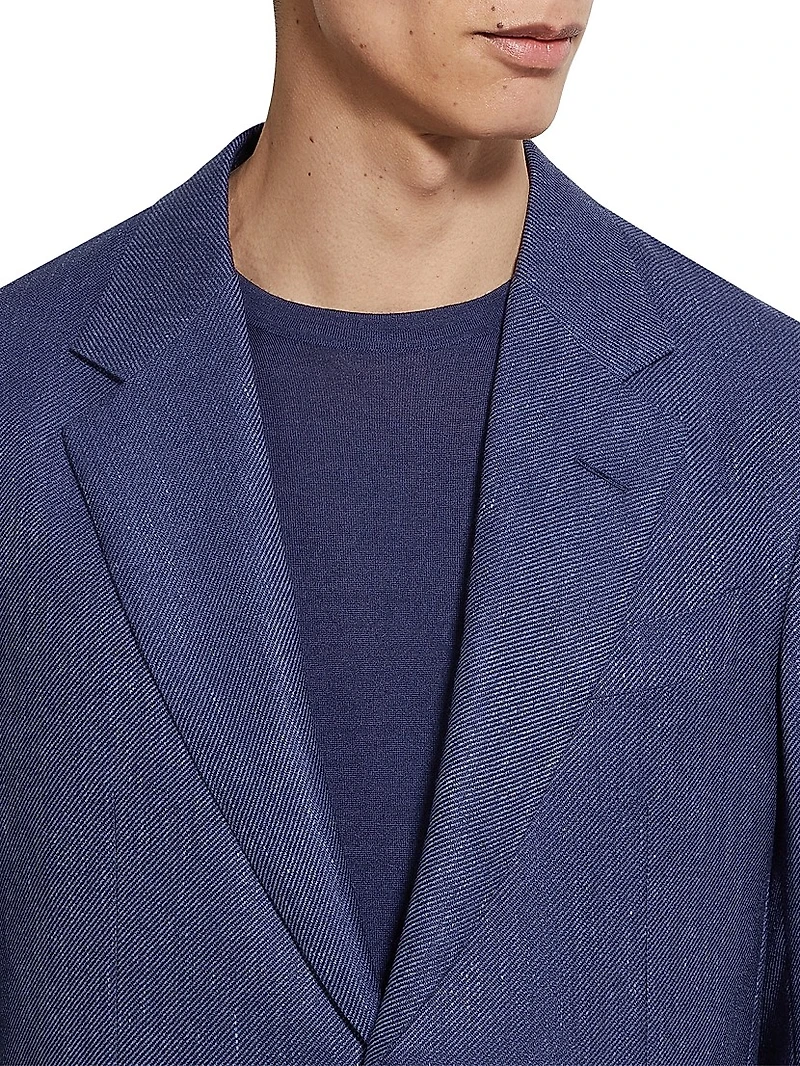 Silk Cashmere and Linen Jacket