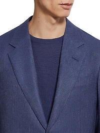 Silk Cashmere and Linen Jacket