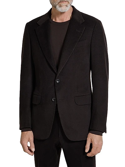 Cashmere Wool and Silk Blend Jacket