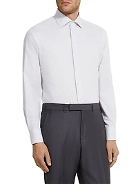 Micro-Checked Centoventimila Cotton Shirt
